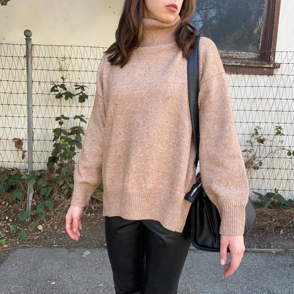 SOLD H&M wool blend camel jumper - Picture 4 of 10